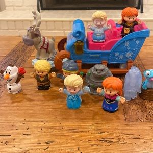 Little People Frozen Sleigh and Figurines